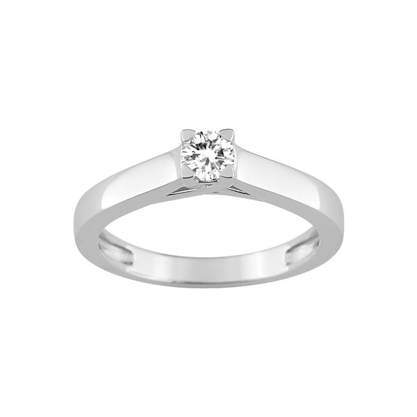 Bague diamant 0.24ct Or Blanc 750