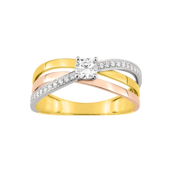 Bague oxyde(s) de zirconium 0.66c 3 Ors 375