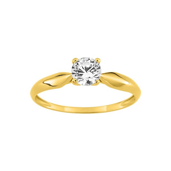 Bague oxyde(s) de zirconium Or Jaune 375