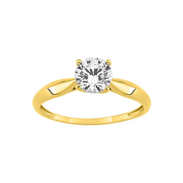 Bague oxyde(s) de zirconium Or Jaune 375