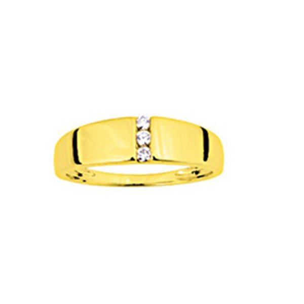 Bague diamant 0.06ct Or Jaune 375