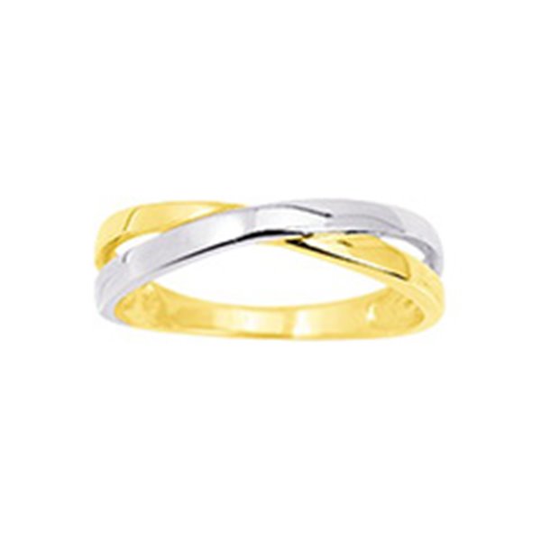 Bague Or Jaune 375 rhodiée