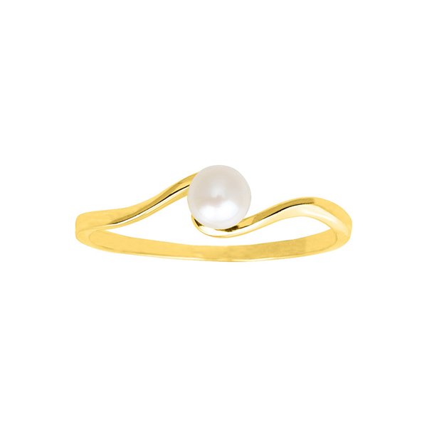 Bague perle de culture d'eau douce Or Jaune 375