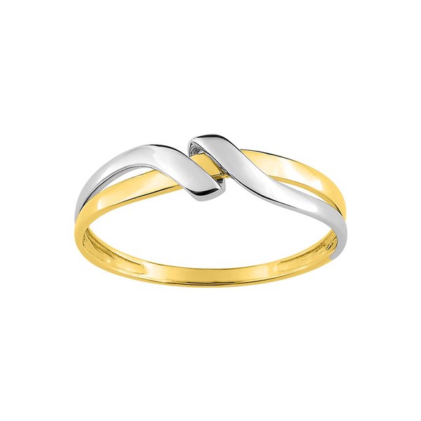 Bague Or Jaune 375 rhodiée