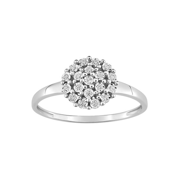 Bague diamant 0.08ct Or Blanc 375