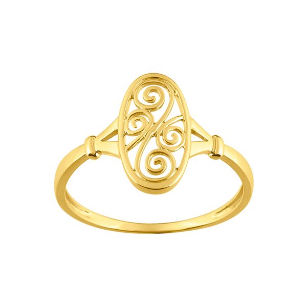 Bague Or Jaune 375