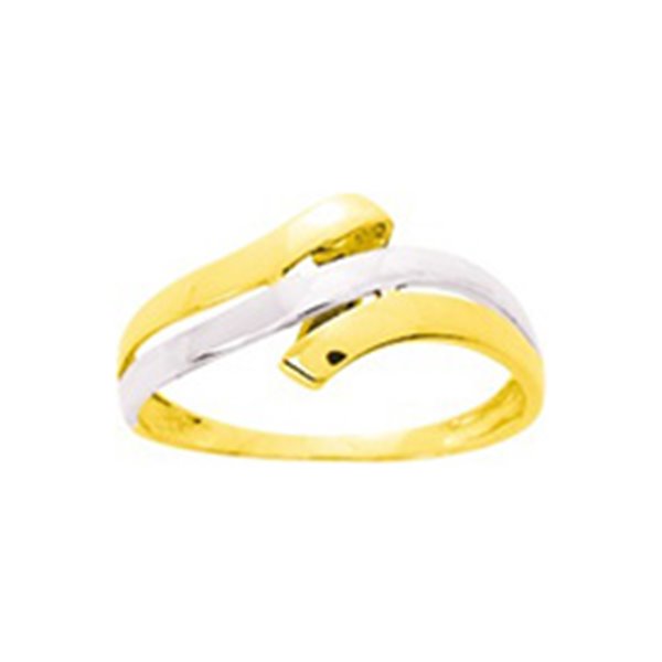 Bague Or Jaune 375 rhodiée