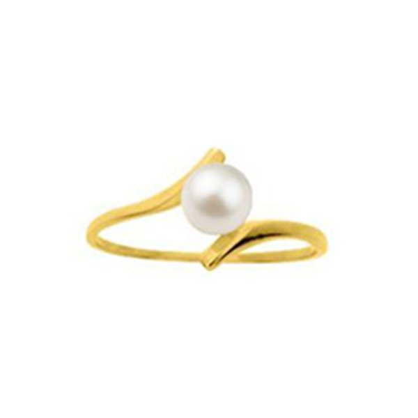 Bague perle de culture d'eau douce Or Jaune 375