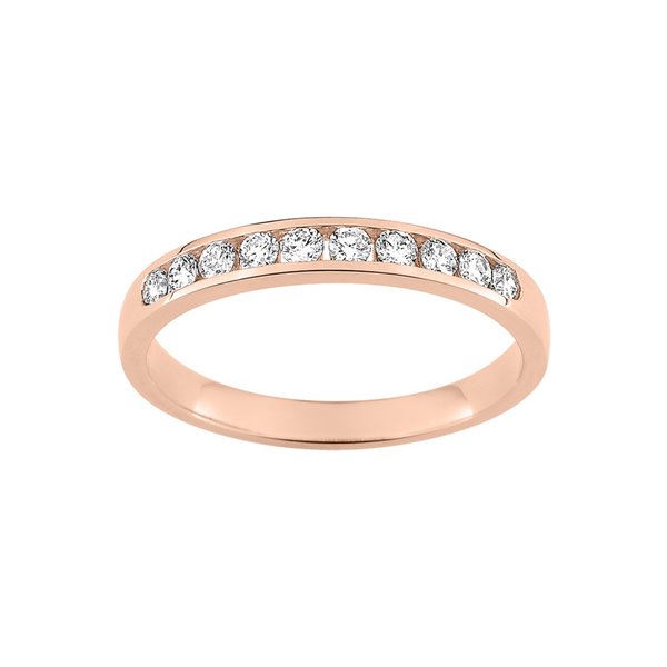 Alliance Demi-Rêve diamants 0.30ct en Or Rose 750