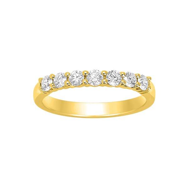 Alliance demi diamant 0.50ct Or Jaune 750