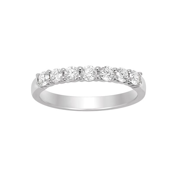 Alliance demi diamant 0.50ct Or Blanc 750