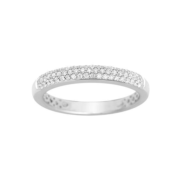 Alliance diamant 0.25ct Or Blanc 750