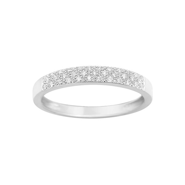 Alliance diamant 0.10ct Or Blanc 750