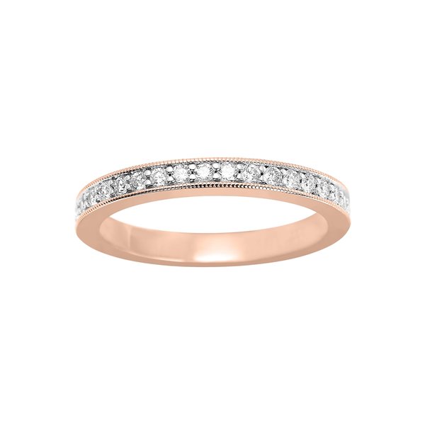 Alliance Demi-Rêve diamants 0.27ct en Or Rose 750