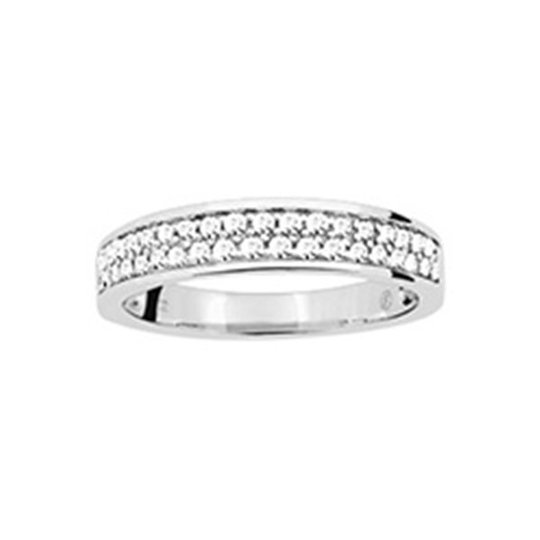 Alliance Demi-Rêve diamants 0.25ct en Or Blanc 750