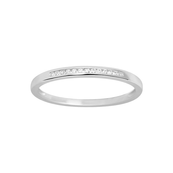 Alliance Demi-Rêve diamants 0.05ct en Or Blanc 750