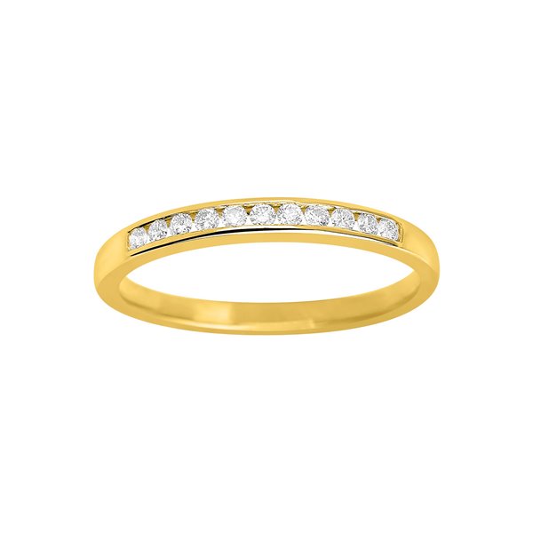 Alliance Demi-Rêve diamants 0.15ct en Or Jaune 750