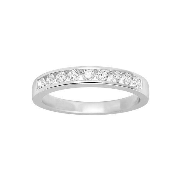 Alliance Demi-Rêve diamants 0.40ct en Or Blanc 750