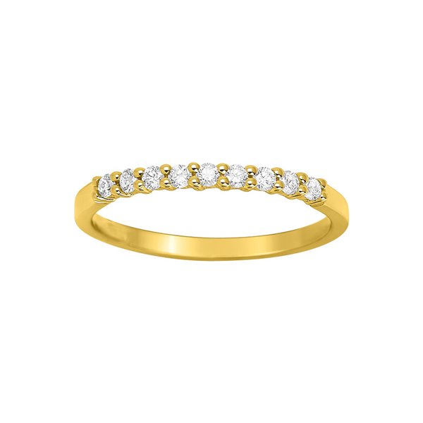 Alliance Demi-Rêve diamants 0.18ct en Or Jaune 750