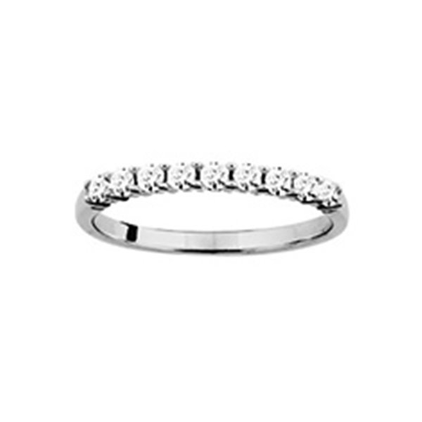 Alliance Demi-Rêve diamants 0.35ct en Or Blanc 750