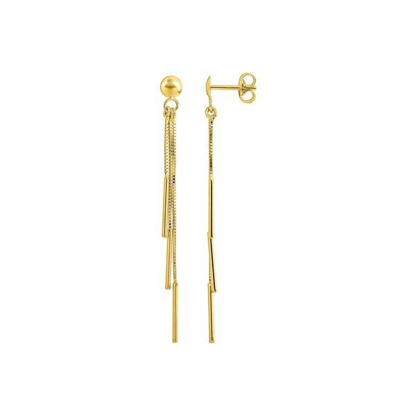 Boucles d'oreilles pendantes Or Jaune 375