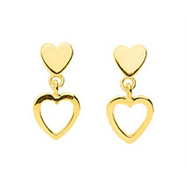 Boucles d'oreilles pendantes Or Jaune 375