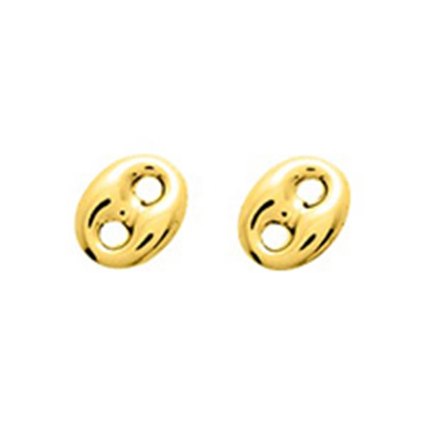 Boucles d'oreilles clou Or Jaune 750