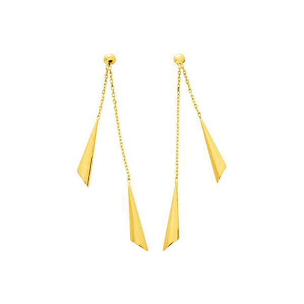 Boucles d'oreilles pendantes Or Jaune 375