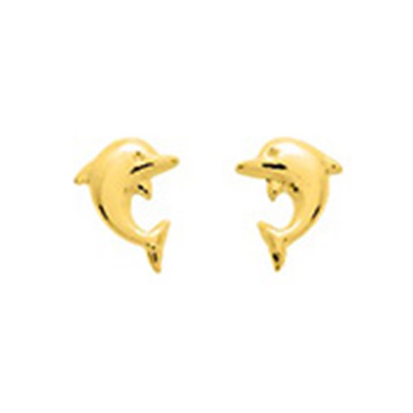 Boucles d'oreilles clou Or Jaune 750