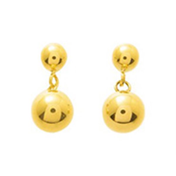 Boucles d'oreilles pendantes Or Jaune 750