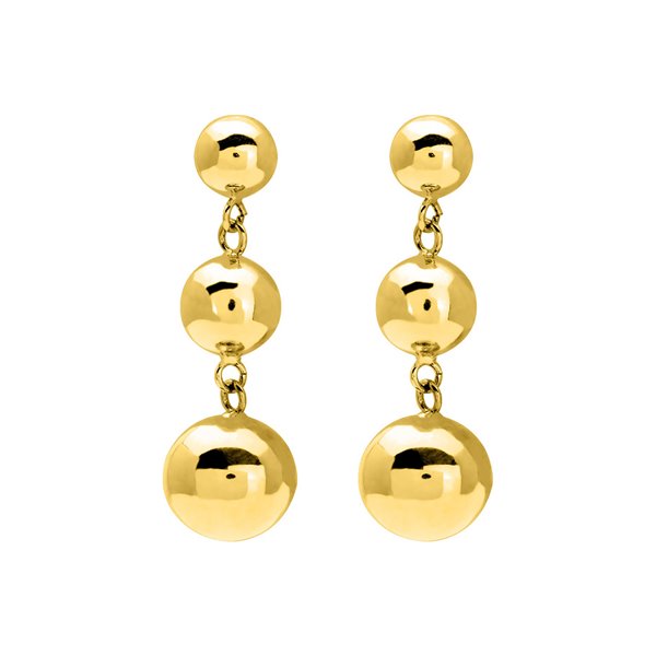 Boucles d'oreilles pendantes Or Jaune 750