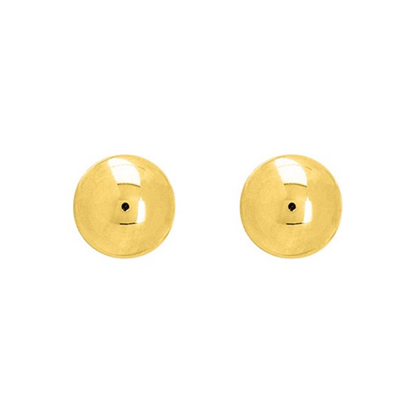 Boucles d'oreilles clou 8mm Or Jaune 750