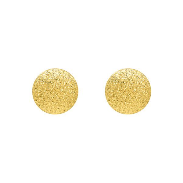 Boucles d'oreilles clou 6mm Or Jaune 750