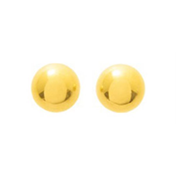 Boucles d'oreilles clou Or Jaune 375 8mm