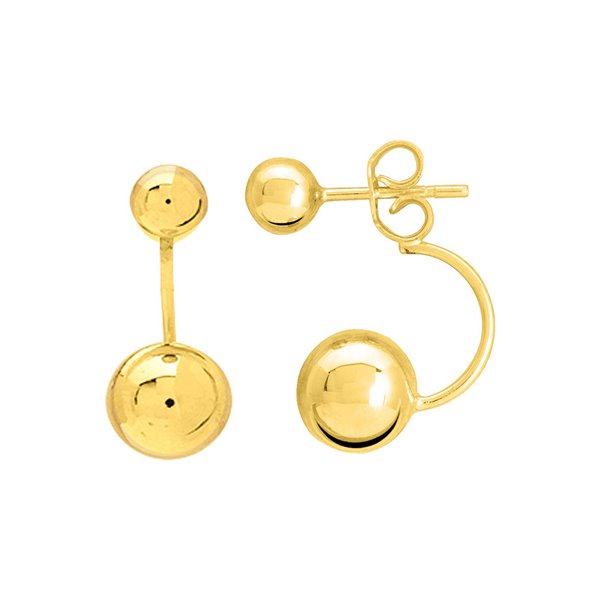 Boucles d'oreilles pendantes Or Jaune 750