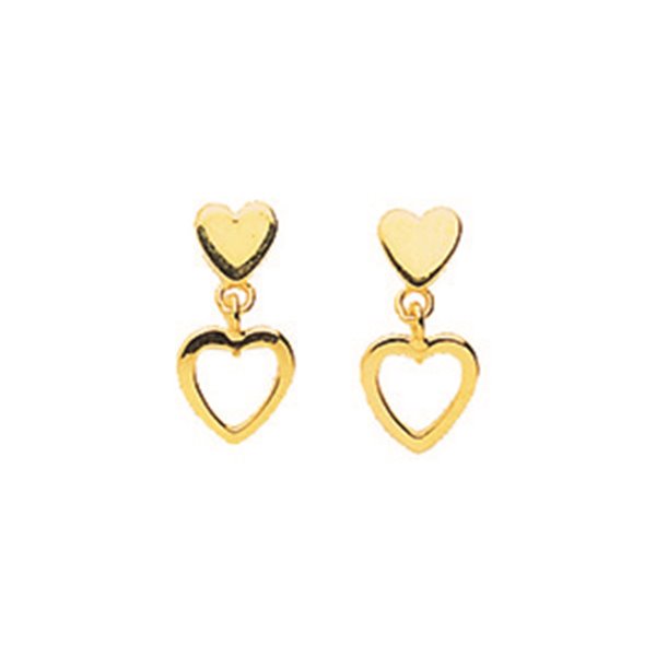 Boucles d'oreilles pendantes Or Jaune 750