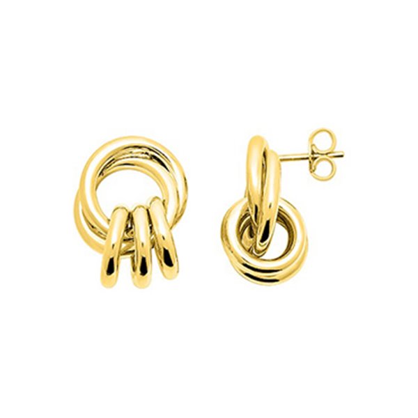 Boucles d'oreilles clou Or Jaune 750