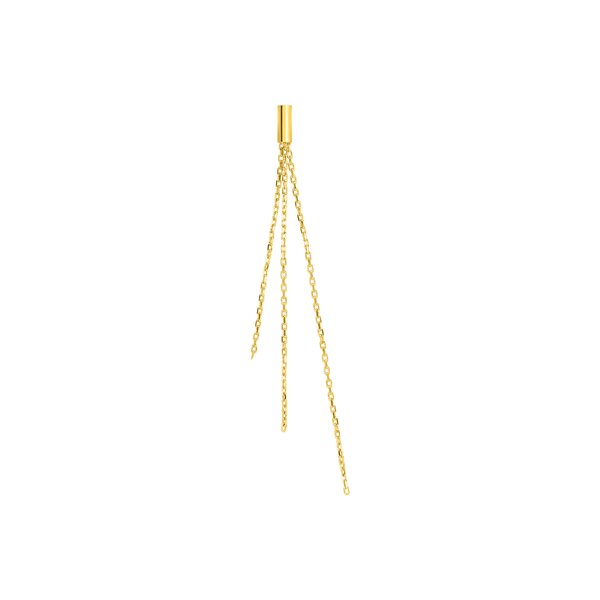 Boucles d'oreilles pendantes Or Jaune 750