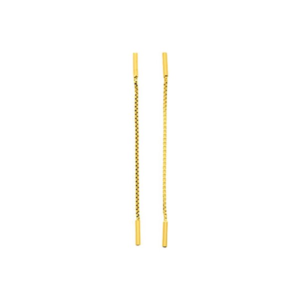 Boucles d'oreilles pendantes Or Jaune 750