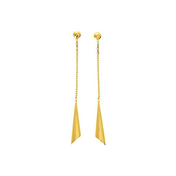 Boucles d'oreilles pendantes Or Jaune 750