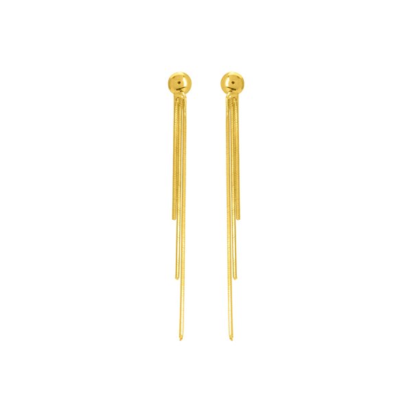 Boucles d'oreilles pendantes Or Jaune 750