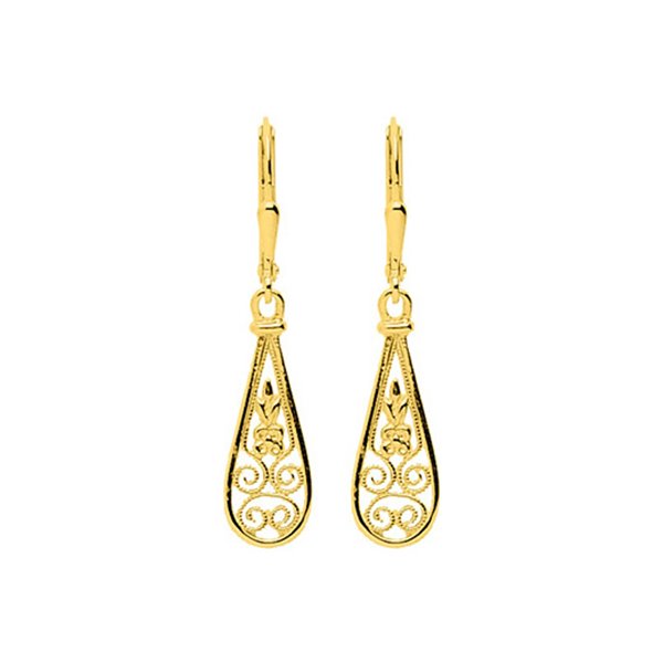 Boucles d'oreilles dormeuses Or Jaune 750