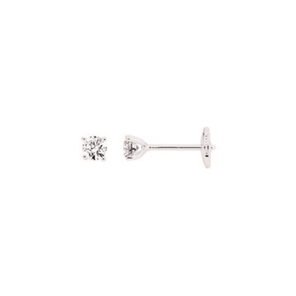 Boucles d'oreilles clou diamant 0.36ct Or Blanc 750