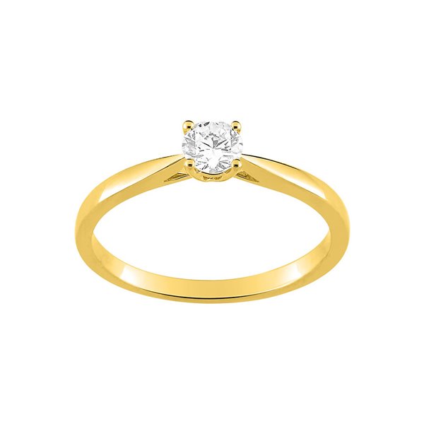 Solitaire diamant 0.3ct Or Jaune 750