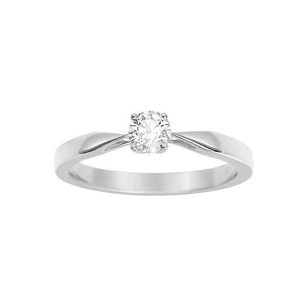 Solitaire diamant 0.30ct Or Blanc 750