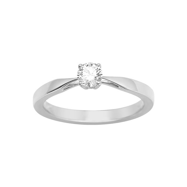 Solitaire diamant 0.30ct Or Blanc 750