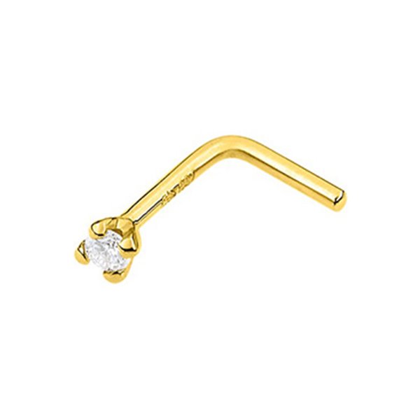 BIJOU DE NEZ diamant 0.01 Or Jaune 750