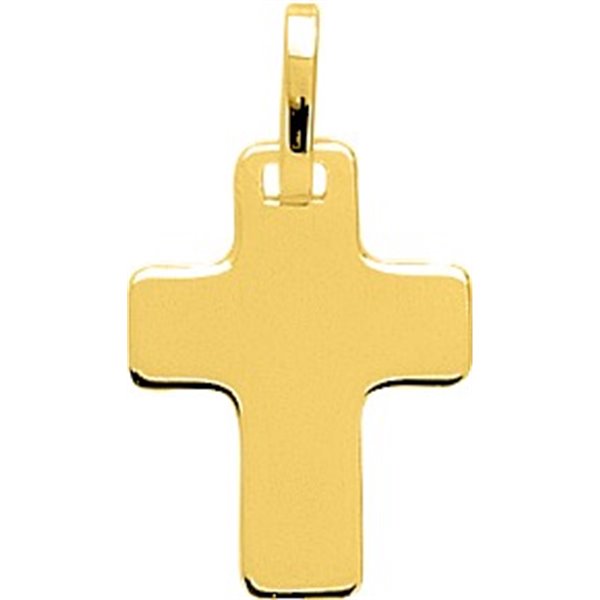 Pendentif croix Or Jaune 750