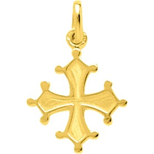 Pendentif Croix occitane Or Jaune 750