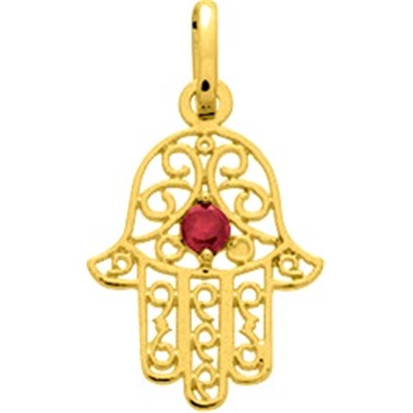 Pendentif rubis Or Jaune 750